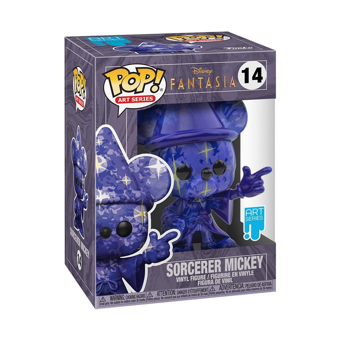 Funko Pop! Disney: Fantasia 80th Anniversary - Artist Series Mickey 1 Vinyl Figure, Blue