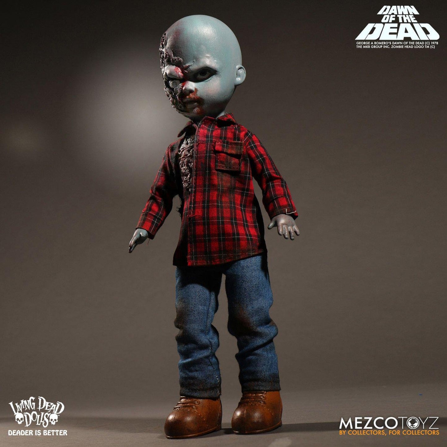 Living Dead Dolls Dawn of the Dead Plaid Shirt Zombie 10-Inch Doll