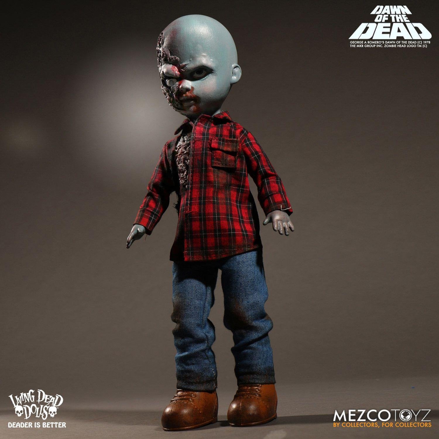 Living Dead Dolls Dawn of the Dead Plaid Shirt Zombie 10-Inch Doll
