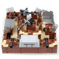 Finger Rock WW2 Military Base Bunker Trench Building Set, 8 in 1 Army Battle Scenes with Fortresses, Anti-Aircraft Guns, Treatment Room