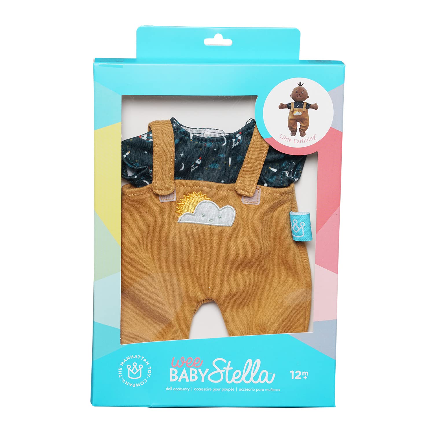 Manhattan Toy Wee Baby Stella Little Earthling Clothing Outfit for 12" Soft Dolls