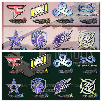 2022 Rio Major, 2021 Antwerp csgo Print Set Peripheral Stickers, Titan Holographic Stickers (2022 Antwerp Holographic Stickers + Gold Stickers, 1 Set