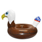 Coconut Outdoor Patriotic Bald Eagle Pool Float, Inflatable Pool Ring