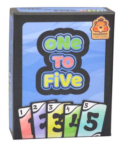 One to Five | Fun and Easy Family Card Game | 2-8 Players | 1 min. to Learn | 5-10 min. to Play