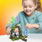 Mega Construx Pokemon Machop Vs. Galarian Zigzagoon Construction Set, Building Toys for Kids (GVK82), Red