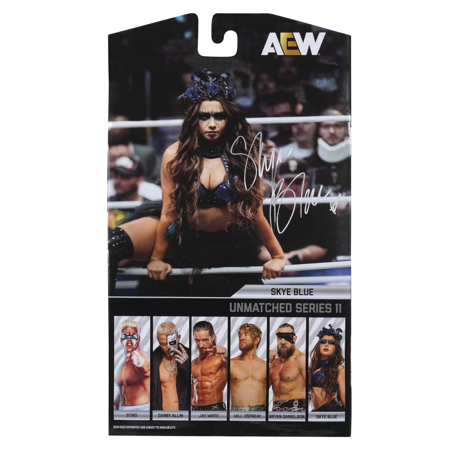 AEW Skye Blue Unmatched Series 11 Toy Wrestling Figure