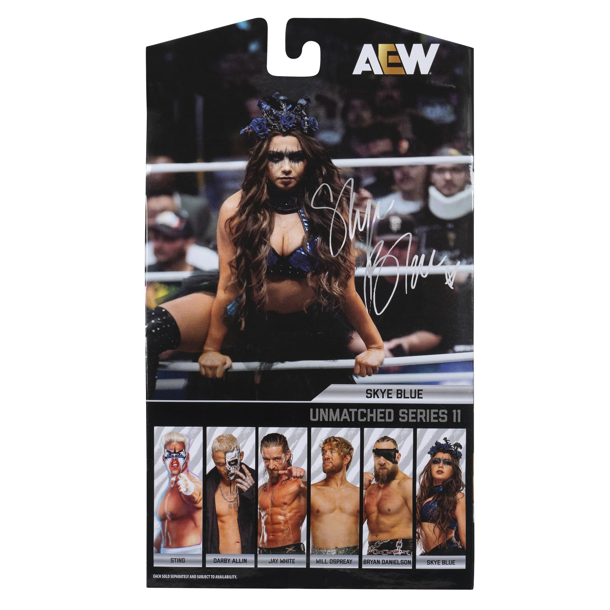 AEW Skye Blue Unmatched Series 11 Toy Wrestling Figure
