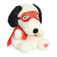 Aurora® Adorable Peanuts® Palm Pals™ Snoopy Kissing Bandit Stuffed Animal - Officially Licensed Toys for All Snoopy Fans - Nostalgic Gift for Adults