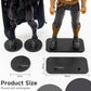EBCO 50Pcs Mix Plastic Black Stand Bases 32mm for Most 6 inch Action Figure Such as Marvel Legends /DC/ Gi Joe/ Motu Toy
