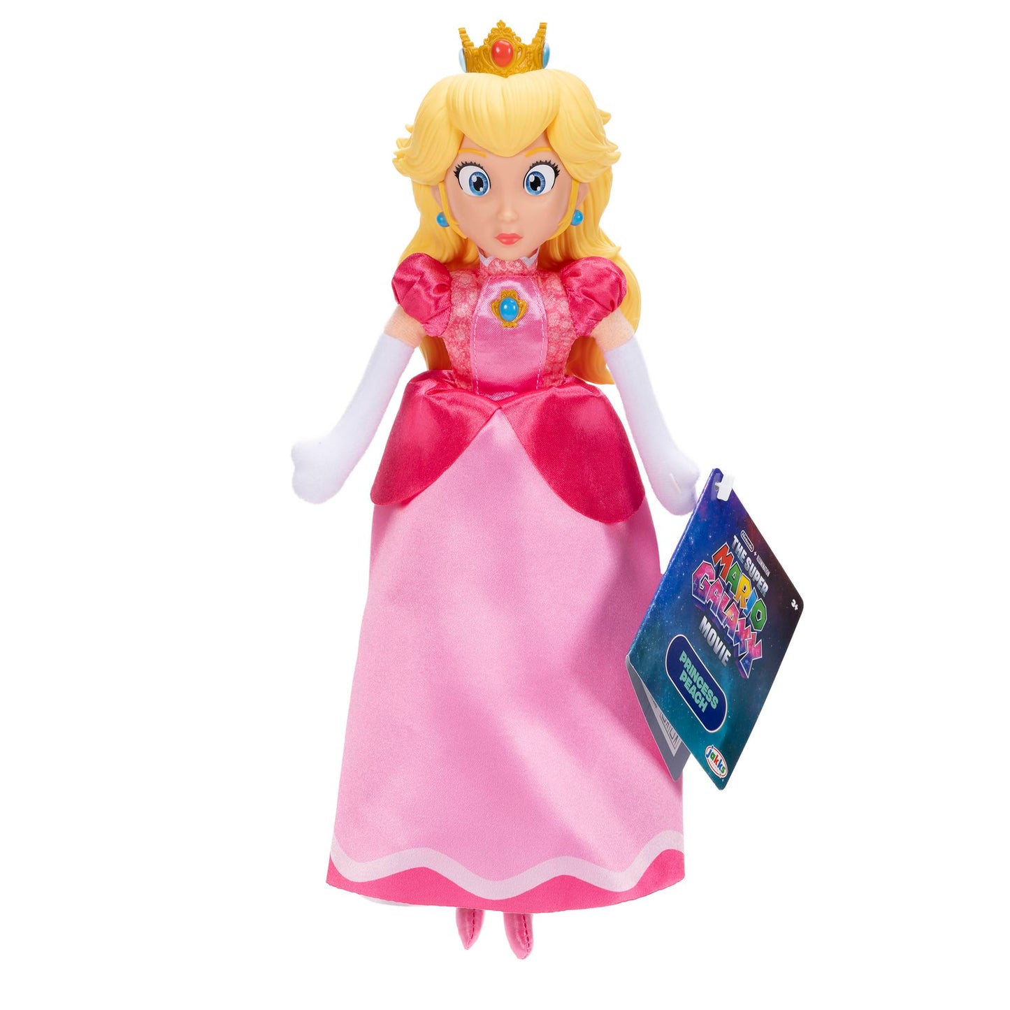The Super Mario Galaxy Movie - 9" Plush 3-Pack Bundle Series 1 - Premium Detail Roto Head Plush, Includes Mario, Luigi, and Princess Peach Characters!