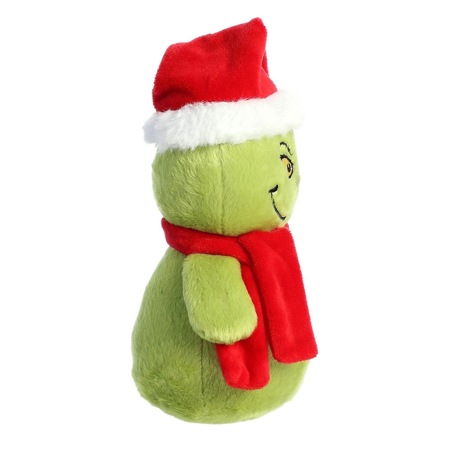 Aurora® Whimsical Dr. Seuss™ Grinch Snowman Stuffed Animal - Officially Licensed Plush for Imaginative Play - Perfect for Kids and Adults - Green 8