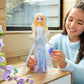 Mattel Disney Frozen Elsa Fashion Doll Set, Spin & Reveal with 11 Surprises Including 5 Accessories, 5 Stickers & Play Scene, Inspired by the Movie