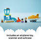 LEGO DUPLO Town First Time at the Airport Building Toy - Learning Play Set for Boys & Girls Ages 1.5+ - Little Ones Use Building Blocks to Explore