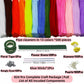 zoqdtu 500 Pcs Pipe Cleaners Flower Craft Kit, 13 Colors 12 in x 7mm