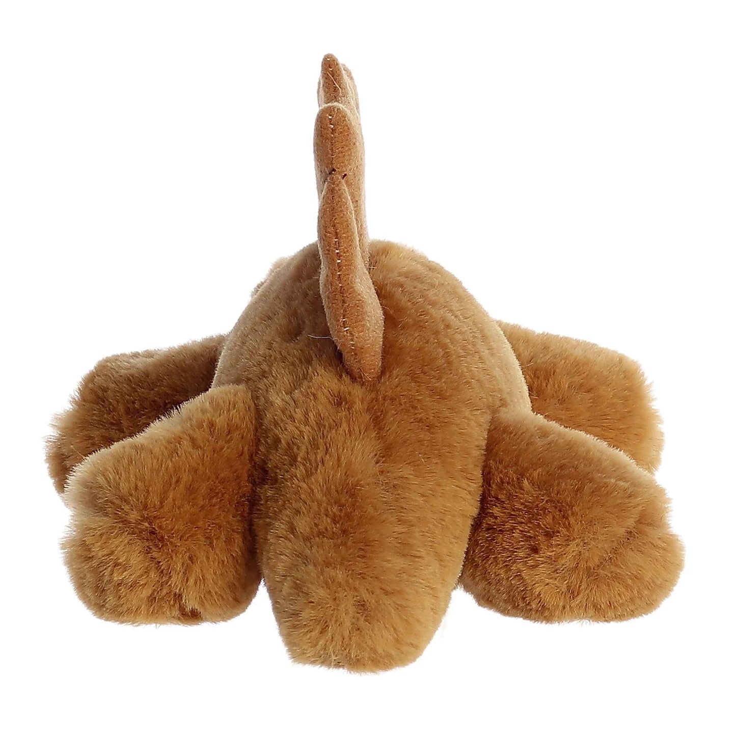 Aurora® Adorable Mini Flopsie™ Edaphosaurus Stuffed Animal - Playful Ease - Timeless Companions - Brown 8 Inches
