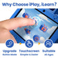 iPlay, iLearn Kid Touchscreen Selfie Camera, 1080P HD Digital Video Camera for Toddler 3-6, Outdoor Protable Travel Robot Camera W/ 32GB SD Card