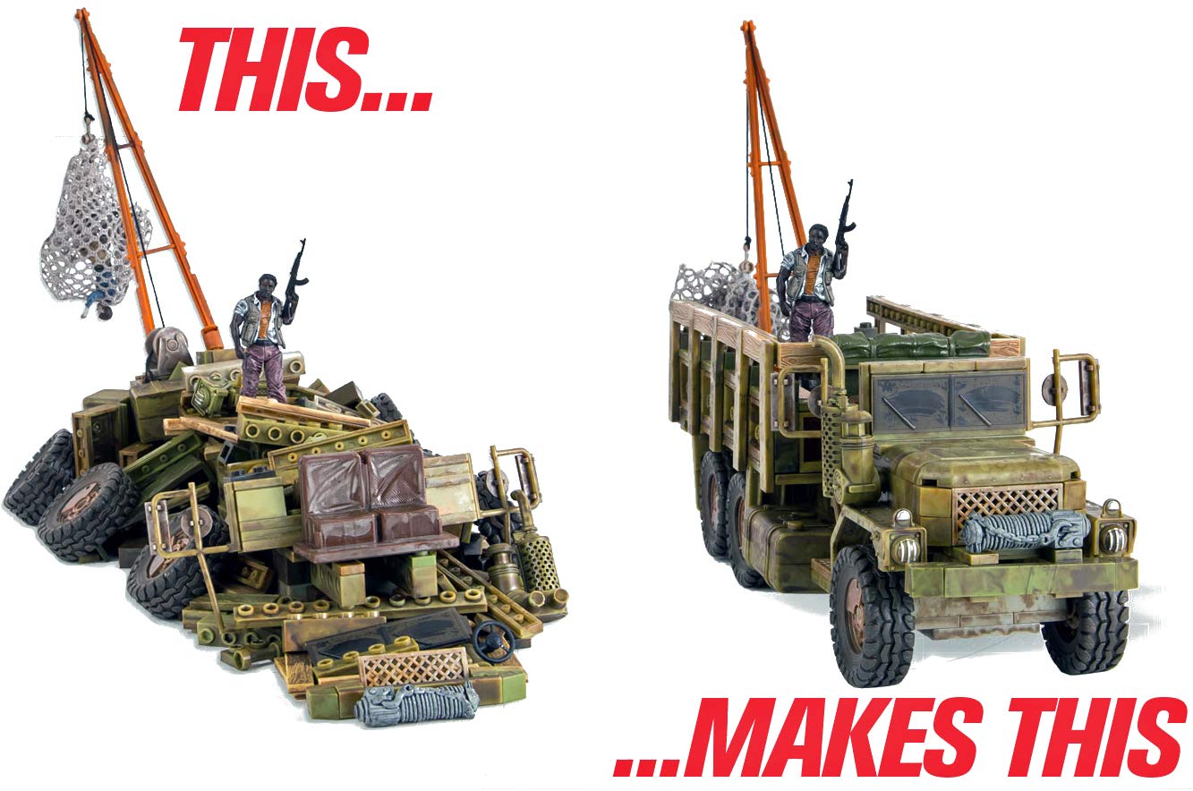 McFarlane Toys Construction Sets, The Walking Dead TV Woodbury Assault Vehicle Set