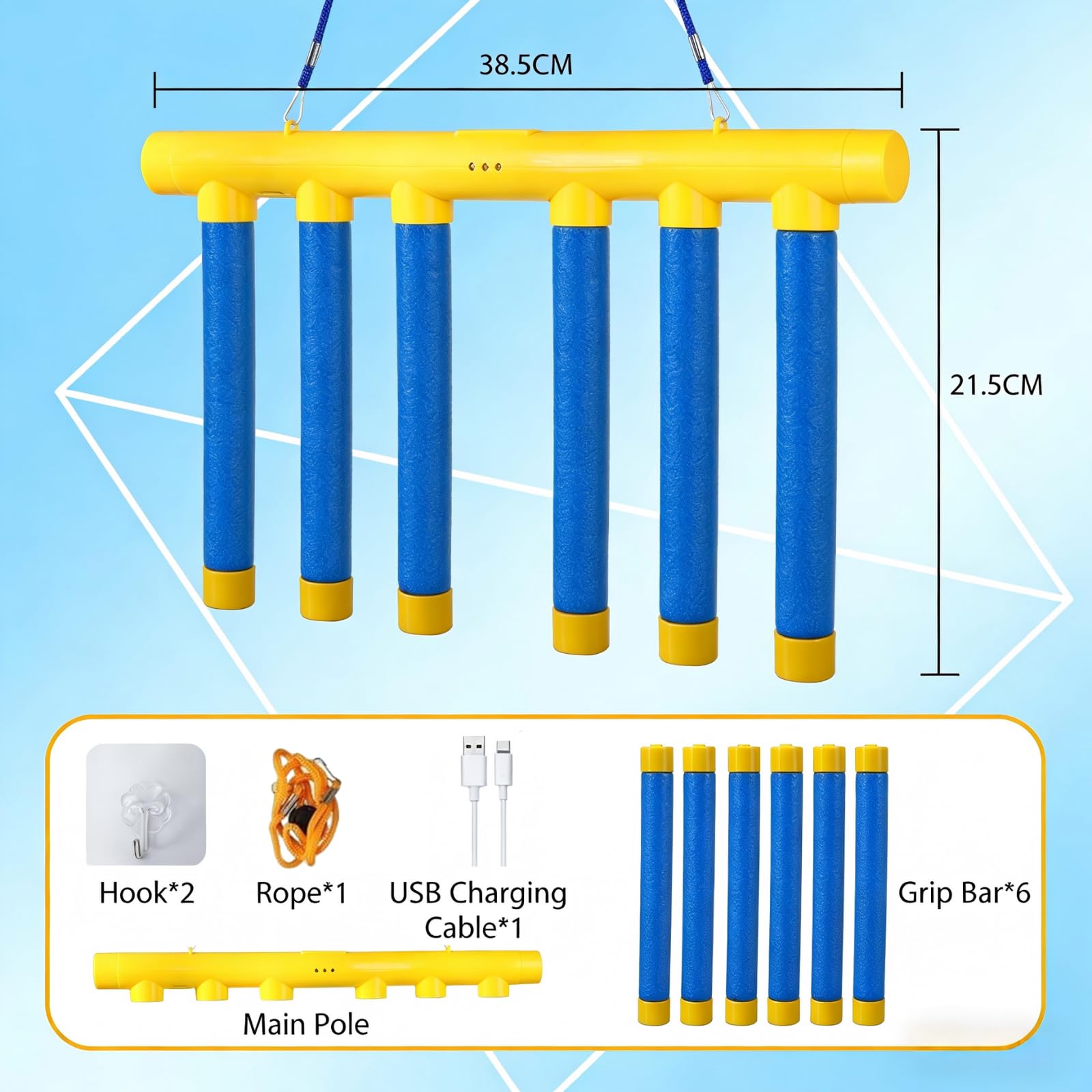 Reflective Drop Stick Challenge Game,2026 Upgrade Hand Eye Coordination Training,Hand Eye Coordination Reflex Training Toy, 3 Adjustable Speed Modes