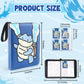 Collectible Trading Card Albums, 400 Card Holders with 50 Removable Sleeves, Portable 4 Pockets Collectible Trading Card Binder, PU Card Collection