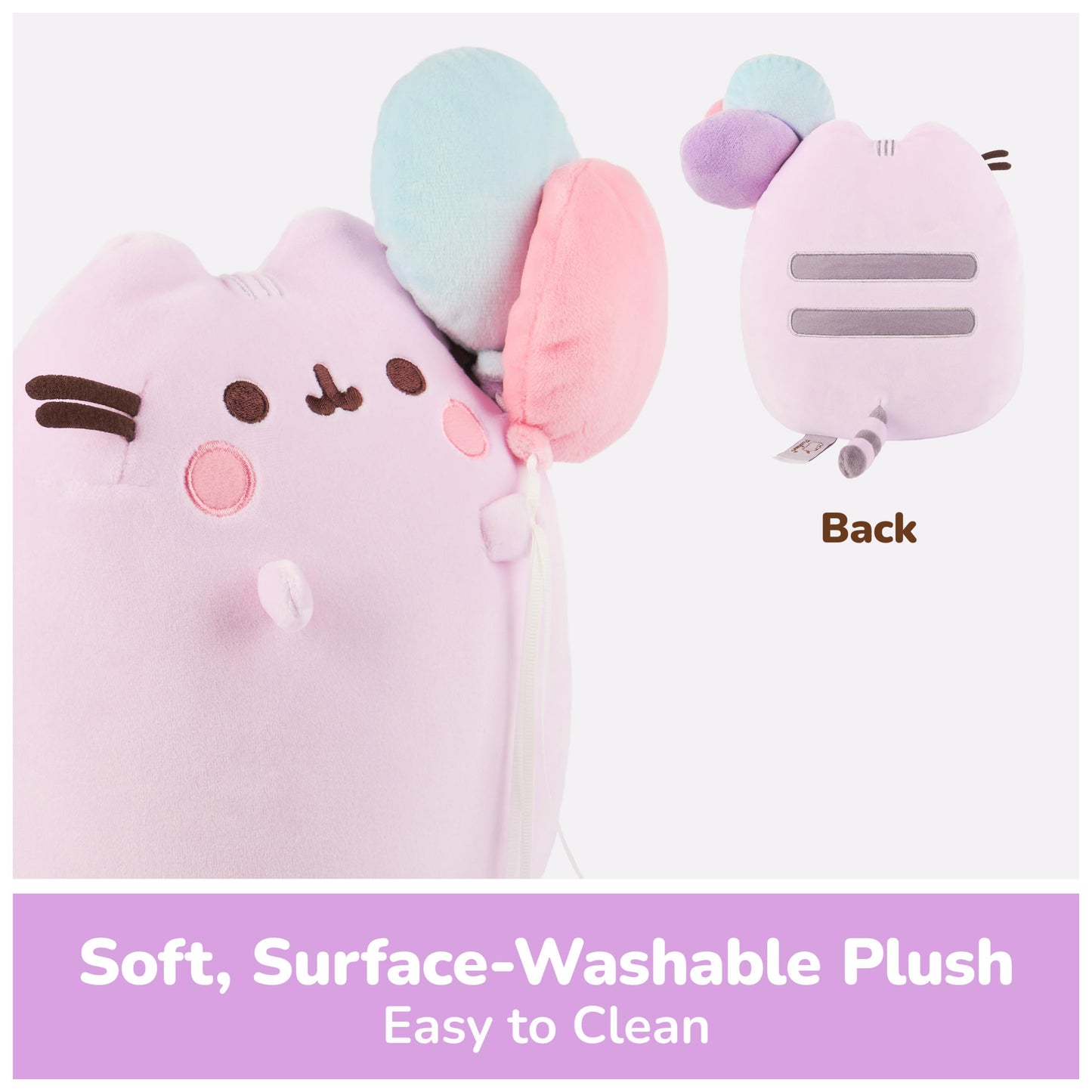 GUND Pusheen 15th Anniversary Special Edition Squisheen Plush Toy; Ages 1+