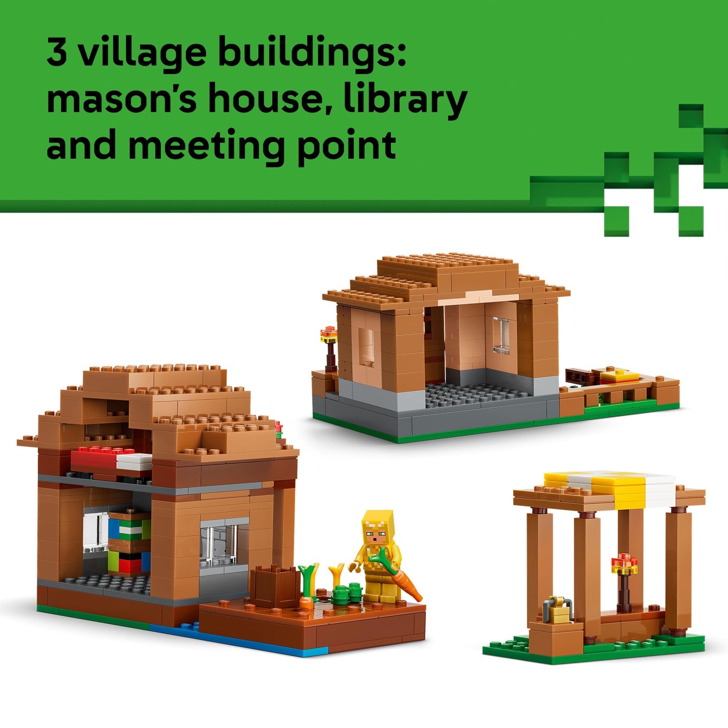 LEGO Minecraft Evoker Village Attack 21596