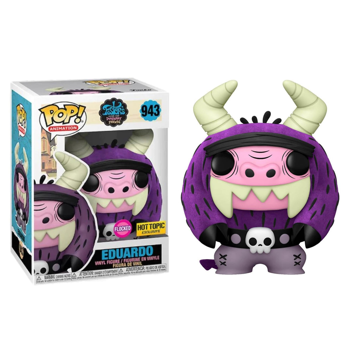 Funko Foster's Home for Imaginary Friends POP | Eduardo (Flocked)