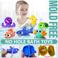 GZHFMUS No Hole Mold Free Baby Bath Toys for Kids Ages 1-3,Water Toys for Babies and Toddlers,Ocean Animal Bath Toys for Bathtub,Shower,Beach