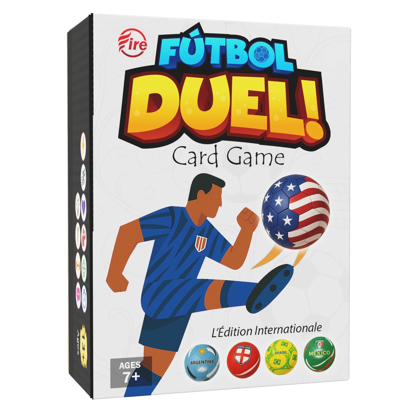 FÚTBOL DUEL! 2026 World Cup Theme Card Game - Faced-Paced Teen & Family Game, USA & International Teams, Family Game for Kids & Adults, Ages 7+, 2-4