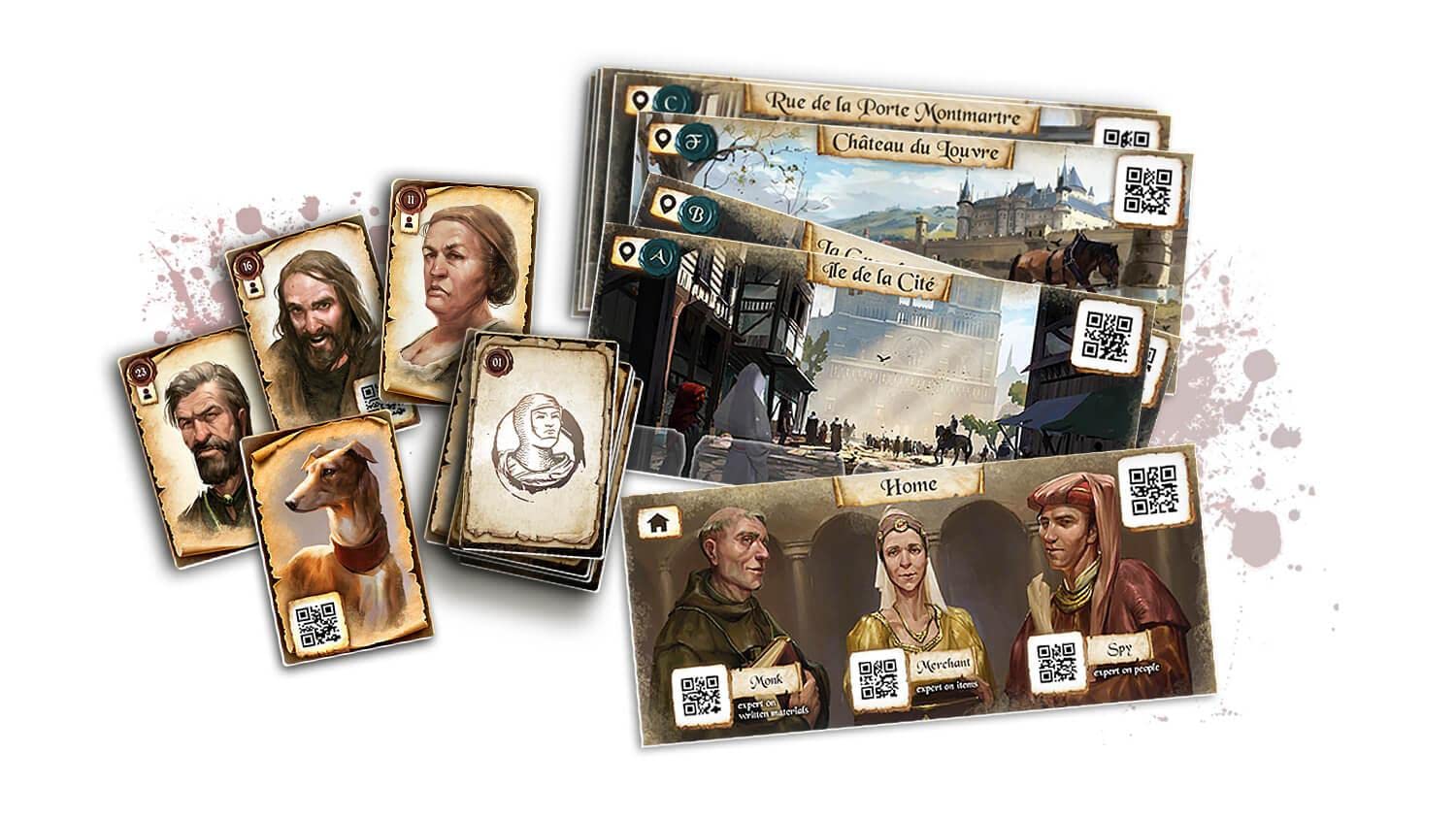 Chronicles of Crime Millennium 1400 Board Game - Immersive Detective Mystery Adventure, Cooperative Game for Kids and Adults, Ages 12+, 1-4 Players