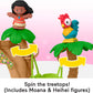 Fisher-Price Little People Toddler Toy Disney Princess Moana Adventure Village Playset with Figures for Pretend Play Kids Ages 18+ Months