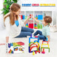 BOZE SUPOD Wooden Toys, Montessori Toys for Kids 3 4 5 6+Years Old Boys Girls Rainbow Stacking Blocks Set Preschool Activites Educational Toy Gifts