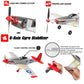 HTLNUZD Remote Control Aircraft Plane 4 Channels 768-1P51D, Wingspan EPO Warbird Radio One Key Aerobatic Controlled Plane RTF