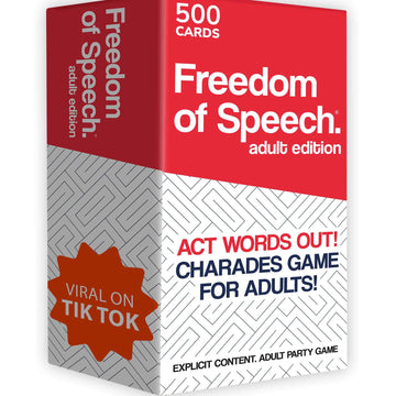 QUOKKA Freedom of Speech Card Board Game - Fast-Paced Guess the Word Challenge - Fun Party Game for Friends and Family Game Night