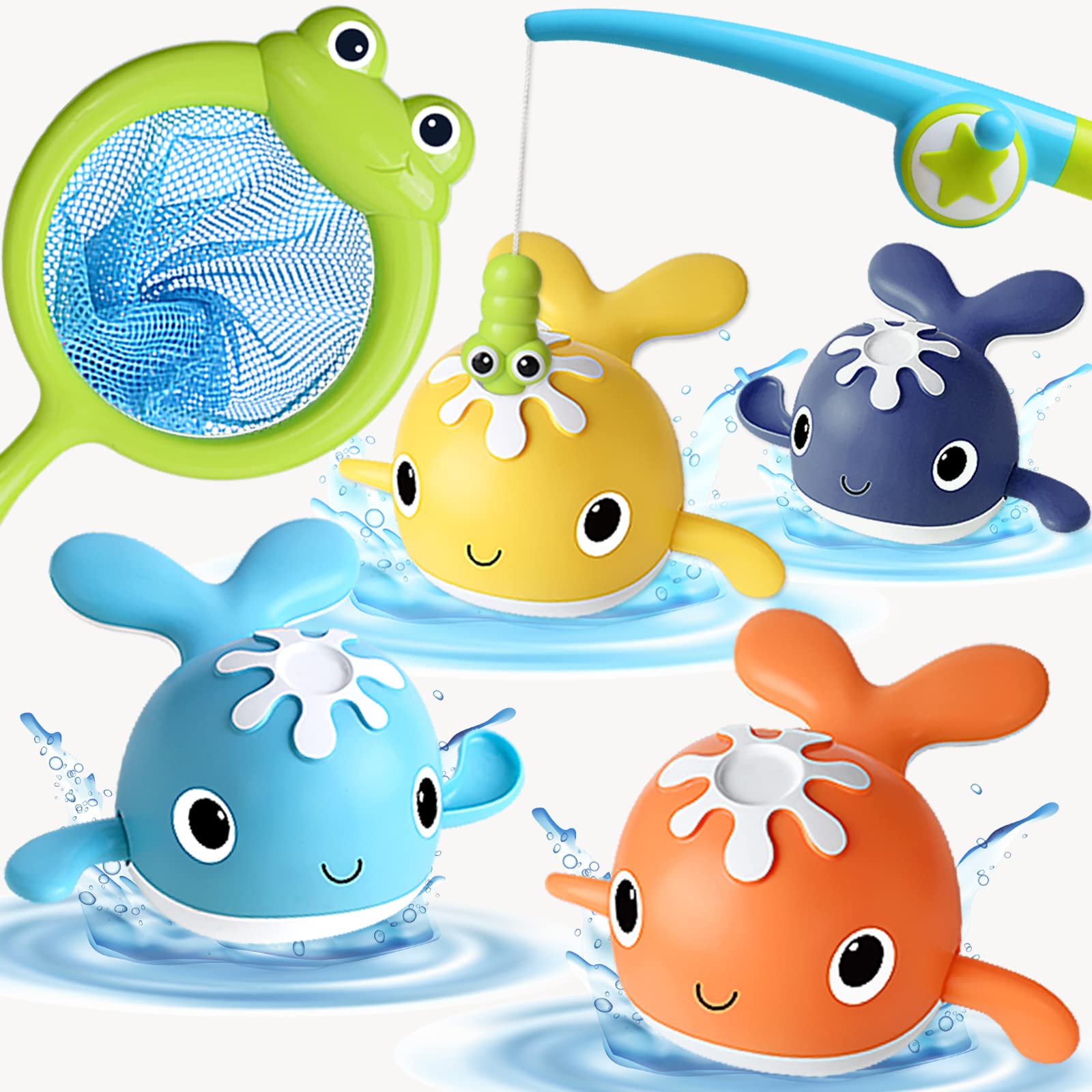 LOYUEGIYO Magnet Fishing Game Bath Baby Toy for 1-3 4-8 Year Old Toddler