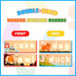 Wooden See and Spell Word Game Learning Toys for Kids 3-6 Puzzle Board
