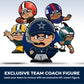 TeenyMates NFL Football Action Figures Gift Set, New York Giants