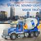 ANJARU Big Cement Mixer Truck Toys Engineering car Lights Sounds,Friction Powered Push car?Go Construction Vehicles Toddlers Boys Toy and Girl Gift