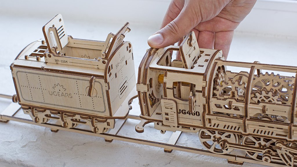 Ugears 3D Model Steam Locomotive