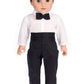 DreamWorld Collections Tuxedo - 5 Piece Tuxedo for 18 Inch Doll - Jacket, Pants, Belt, White Shirt and Dress Shoes (Doll Not Included)