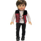 American Fashion World Boy’s Outdoorsy 3 Piece Vest and Pant Sets for 18-Inch Dolls | Premium Quality & Trendy Design