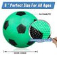 Anzmtosn 6" Small Kids Mini Soccer Balls Sports Toys, PVC for Beach Pool & Inflatables, Soft Balls (3 Pack)