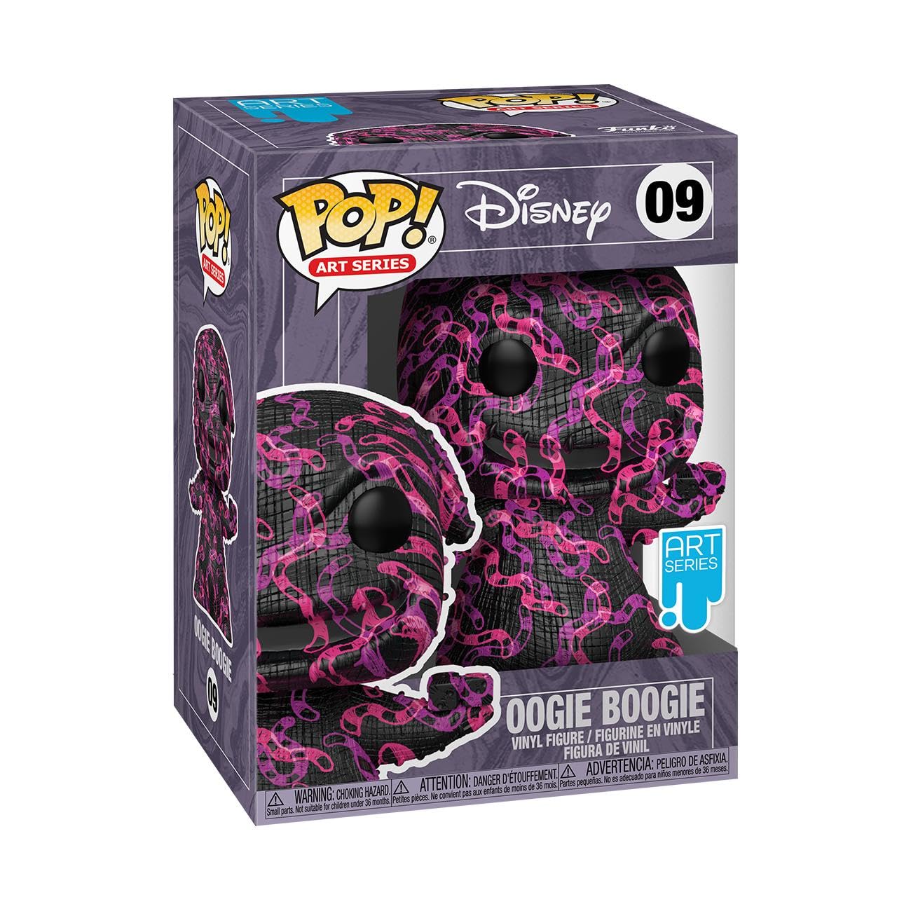 POP Disney: Nightmare Before Christmas - Oogie (Artist's Series) with Protective Case, 3.75 inches, Multicolor (49302)