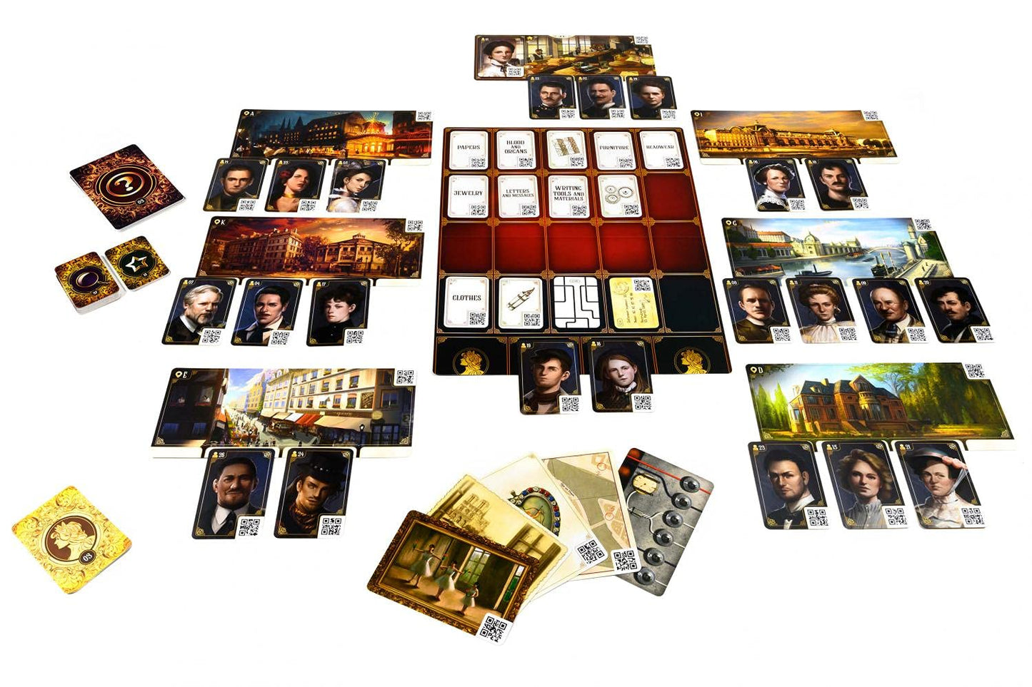 Chronicles of Crime Millennium 1900 Board Game - Immersive Detective Mystery Adventure, Cooperative Game for Kids and Adults, Ages 12+, 1-4 Players