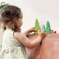Tender Leaf Toys - Fir Tops - Set of Three Wooden Fir Trees and a Fox for Kids Train Accessories - Imaginative and Pretend Play for Kids Age 3+