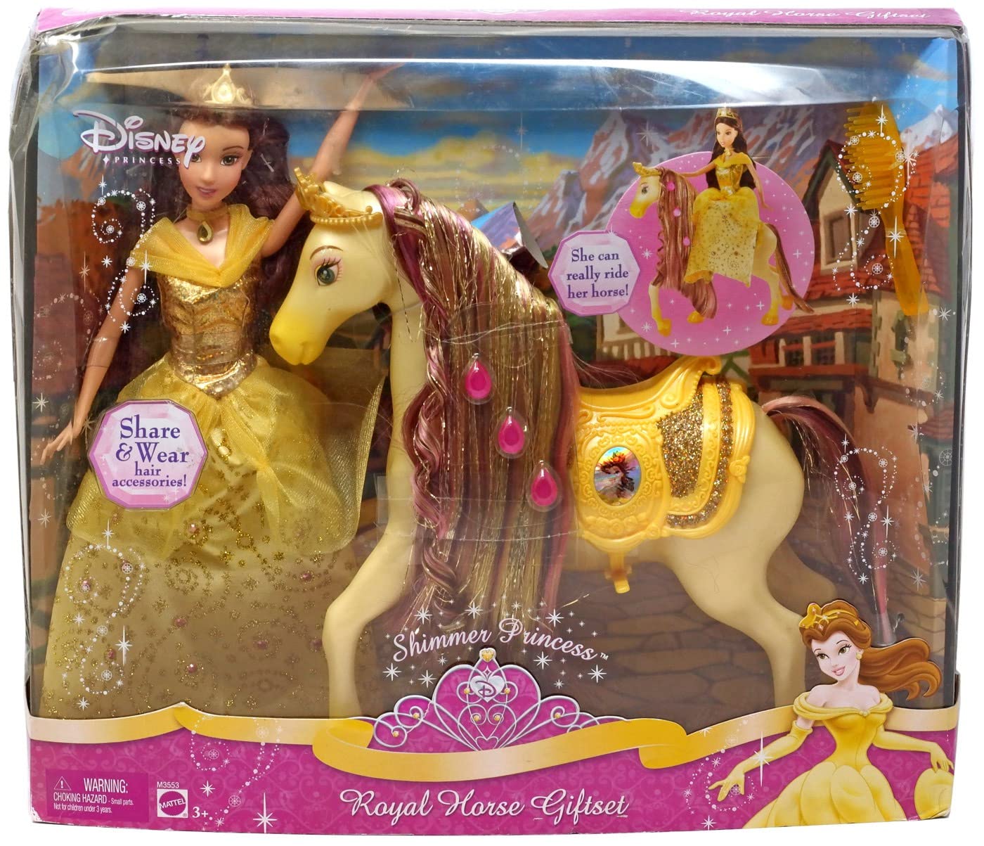 Mattel Disney Horse & Belle Giftset