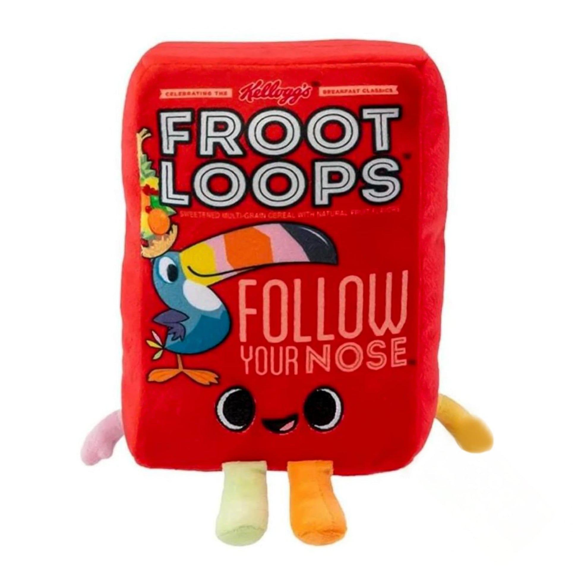 Funko POP Plush: Kelloggs- Froot Loops Cereal Box Multicolor One Size