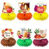 Rosh Hashanah Honeycomb Centerpiece Decoration Table Toppers Jewish New Year Shana Tova Party Supplies Honeycomb Table Centerpieces- 6 Count