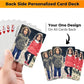 KOMVIOO Custom Photo Playing Cards - Customized Personalized Playing Cards with Photos for Parties,Weddings,Birthday,Anniversary,Unique Gifts