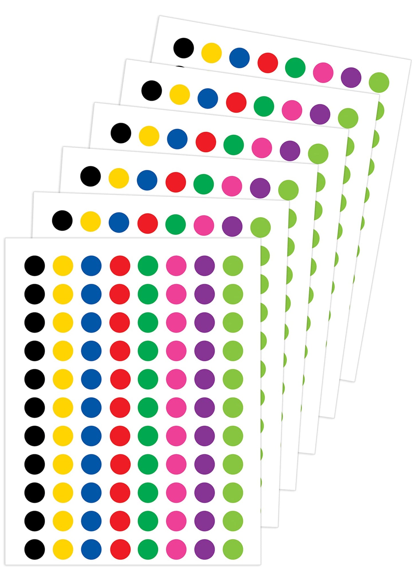 Teacher Created Resources Colorful Circles Mini Stickers (4820)