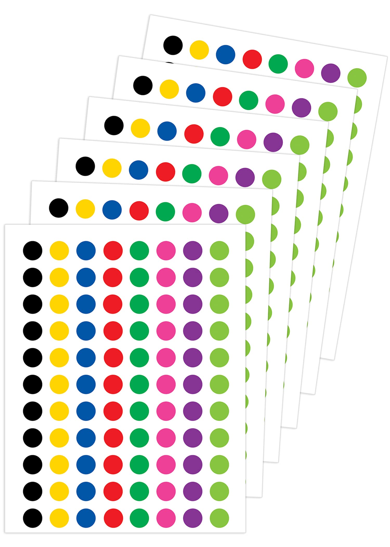 Teacher Created Resources Colorful Circles Mini Stickers (4820)